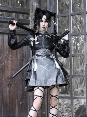 Demon Swordsman Gothic Dress by Blood Supply (BSY201C)